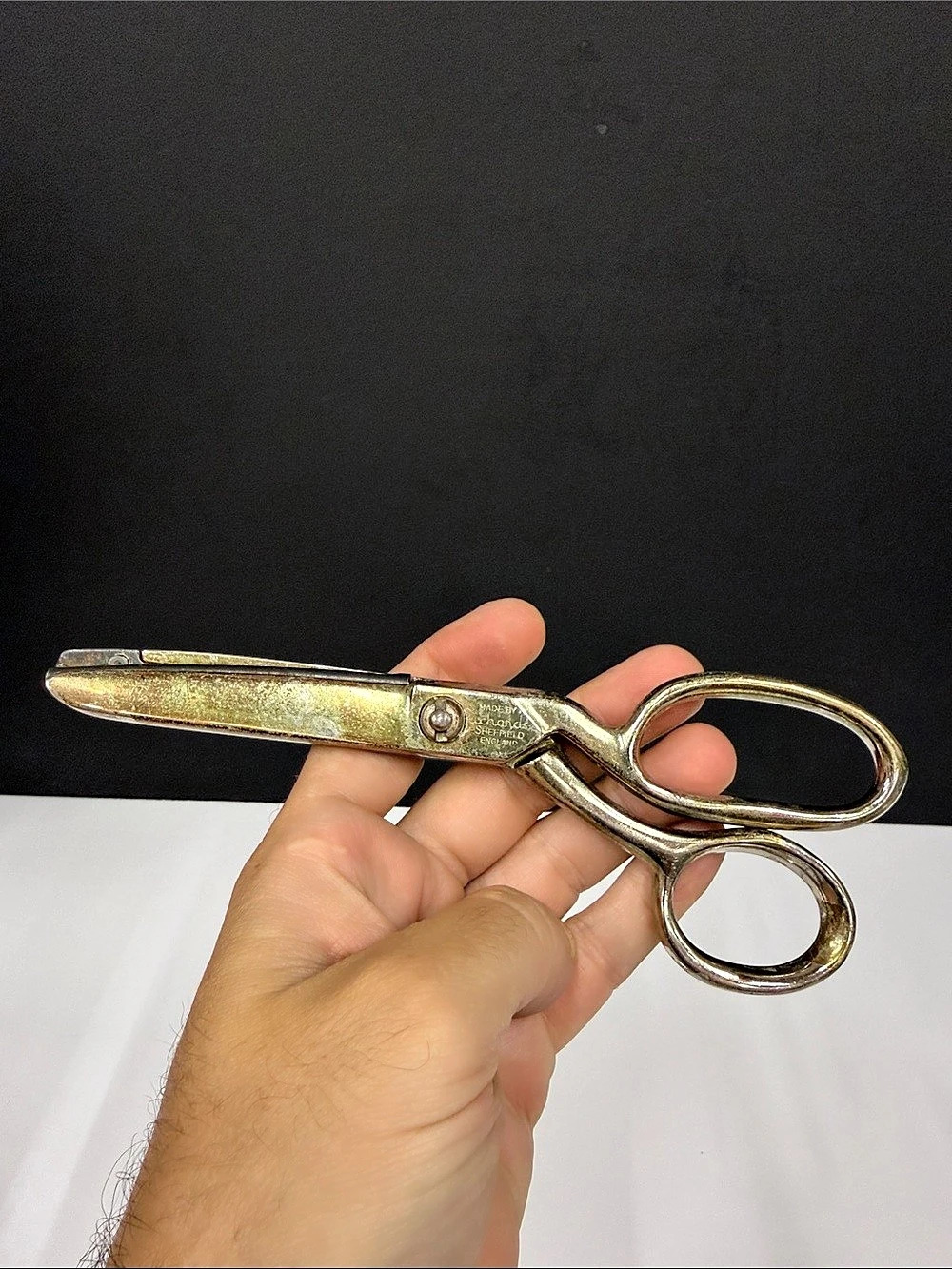 Vintage Richards of Sheffield Golden Age Pinking Shears – England – Sewing Sciss